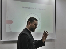 III "Spotkanie z historią" - wykład księdza Jarosława Szczura "Prawosławie w Puławach" (17 marca 2016)