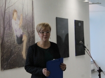 Wernisaż wystawy "W głębi" Karoliny Jarosławskiej i Klaudii Ka (1 kwietnia 2016)