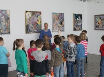 Lekcje galeryjne w Puławskiej Galerii Sztuki (14 kwietnia 2015)
