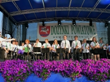 Puławska Orkiestra Dęta na Dożynkach Powiatowych w Kurowie (25 sierpnia 2019)